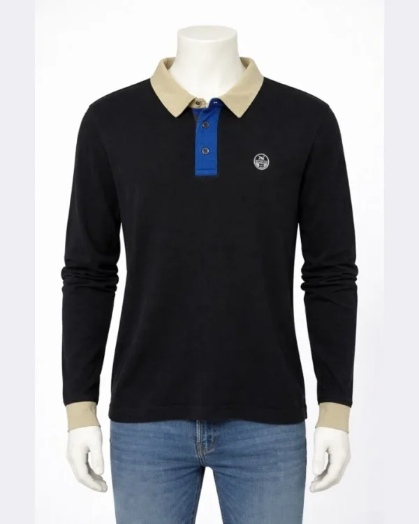NORTH SAILS Men’s Long Sleeve Polo Shirt