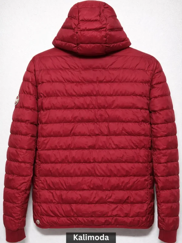 COLMAR Red Hooded Puffer Jacket M - Image 2