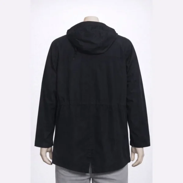 Volcom Black Hooded Zip Jacket - Image 2
