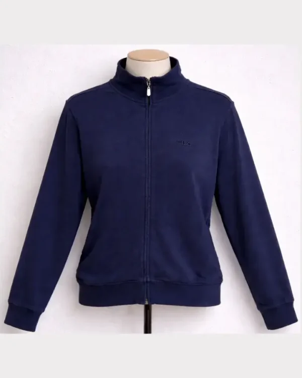 FILA Men's Full Zip Blue Jacket