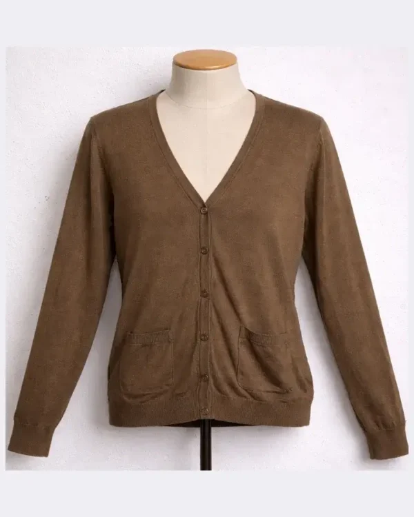 LUI JO Wool Cardigan Sweater