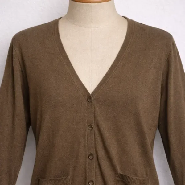 LUI JO Wool Cardigan Sweater M - Image 3