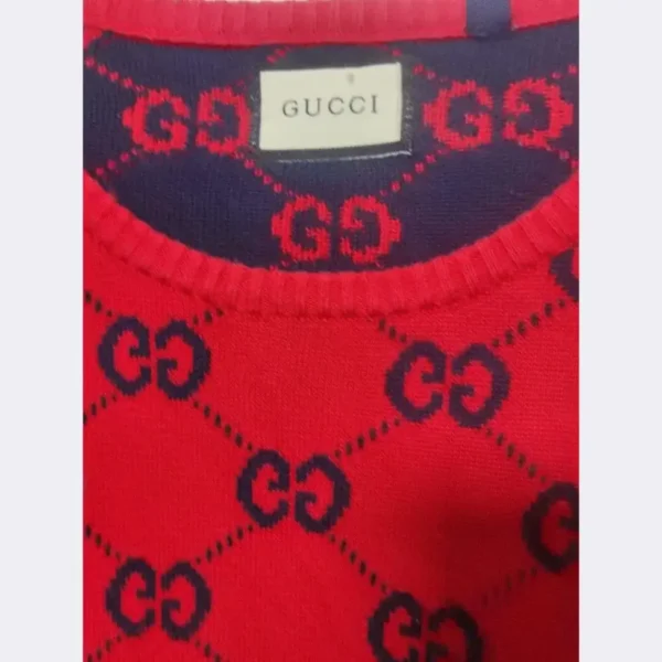 GUCCI Cotton Blend Sweater - Size XL - Image 4