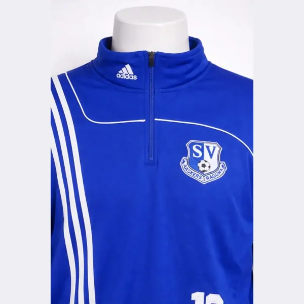 ADIDAS Blue Track Jacket - Size Large - Image 3