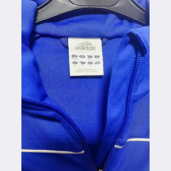 ADIDAS Blue Track Jacket - Size Large - Image 4