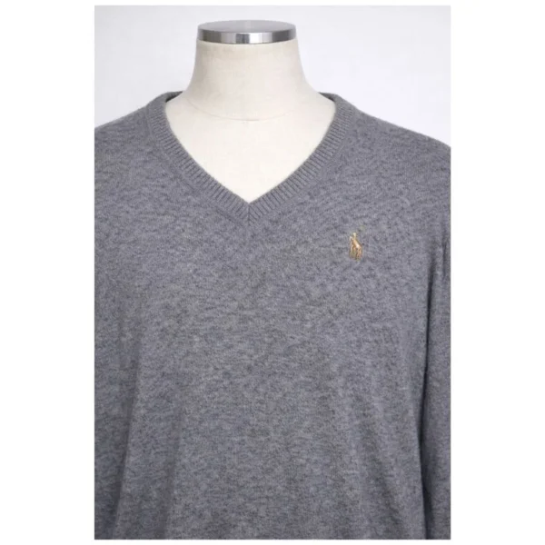 POLO Ralph Lauren Grey Sweater - Size Medium - Image 3