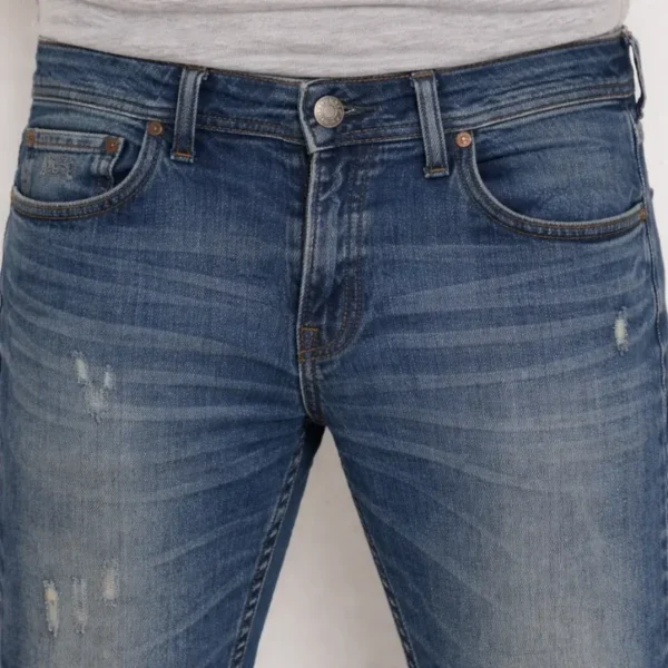 DENIM Blue Slim Fit Jeans - Size Waist 48 - Image 3