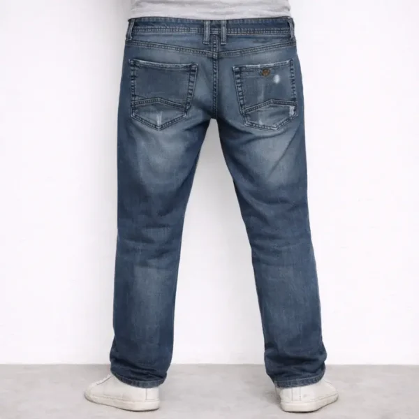 DENIM Blue Slim Fit Jeans - Size Waist 48 - Image 2