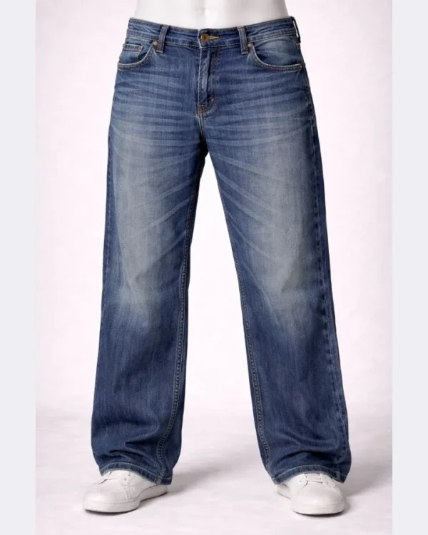 GIORGIO ARMANI Straight leg baggy jeans