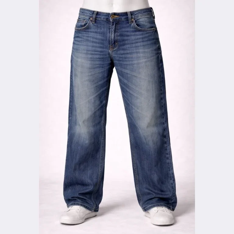 GIORGIO ARMANI Straight leg baggy jeans