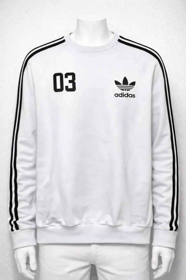 ADIDAS Long Sleeve Sweatshirt - Size Small - Image 3
