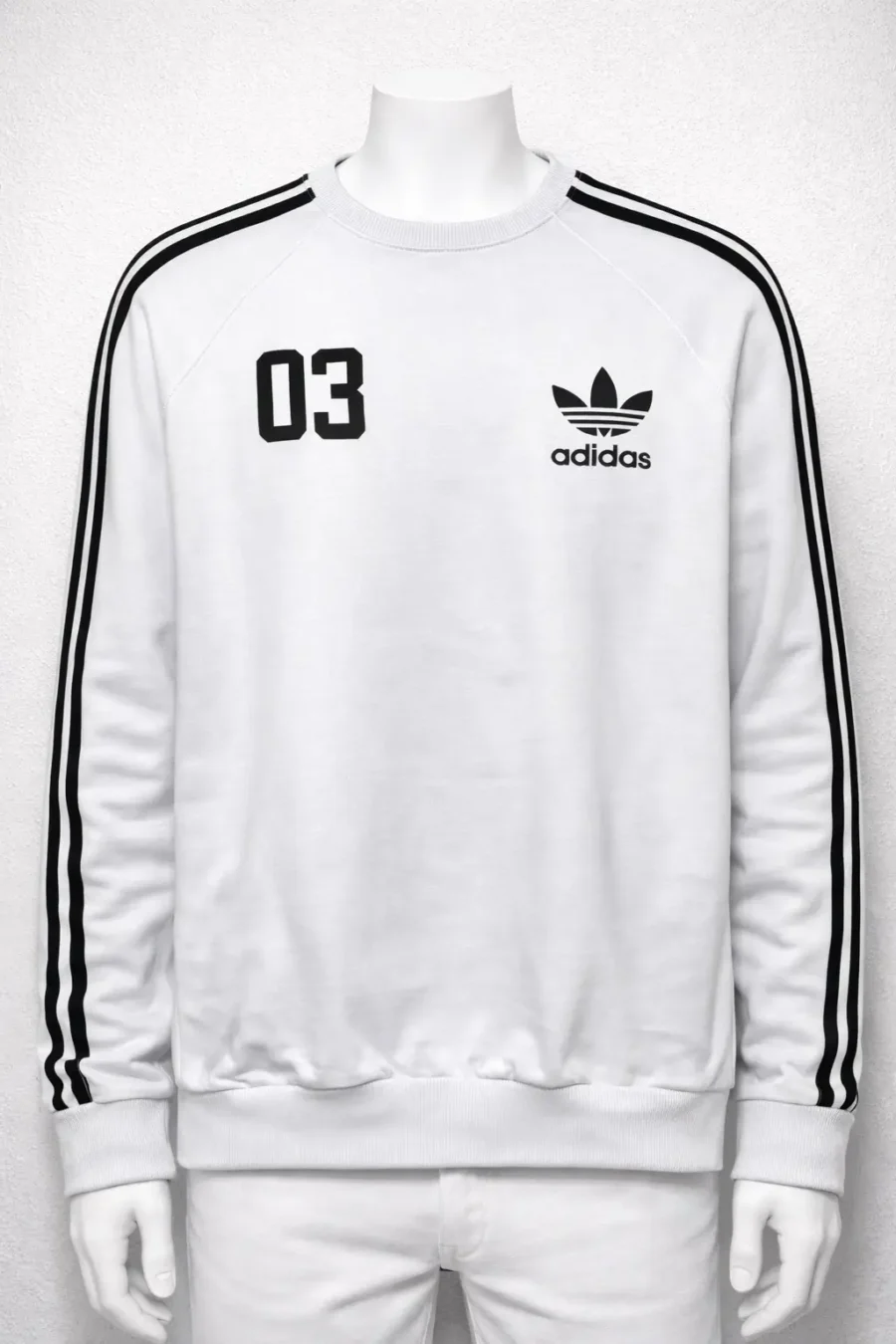 ADIDAS Long Sleeve Sweatshirt - Size Small - Image 3
