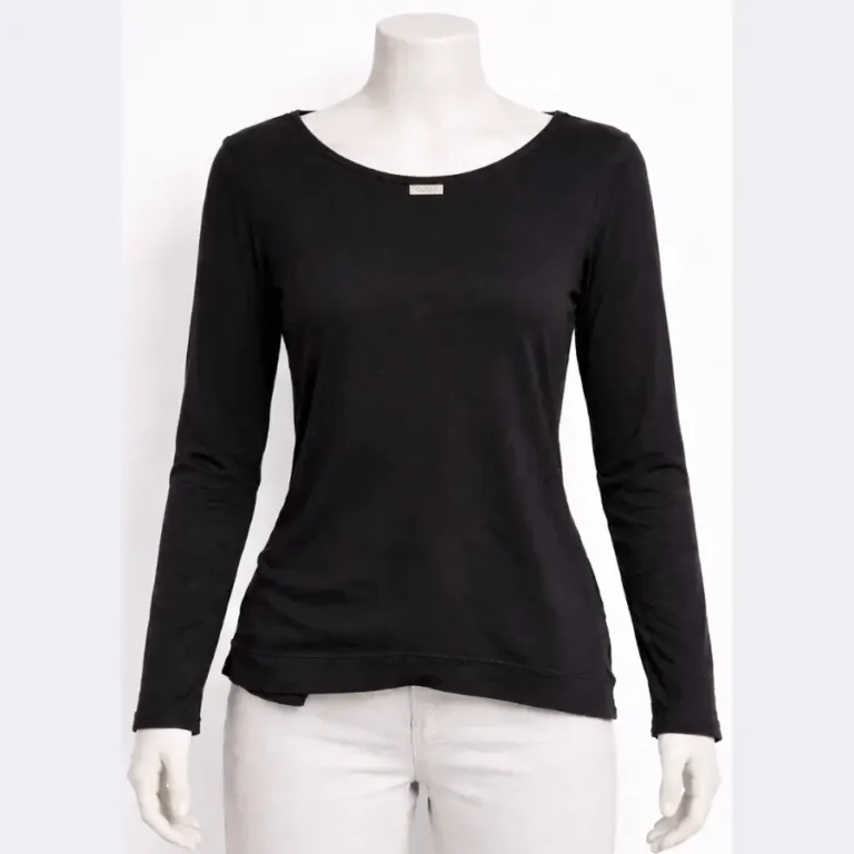 GUESS Black Long Sleeve Women's Top
