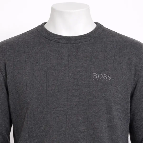 BOSS Long Sleeves Sweater For Men - Size Medium - Image 3