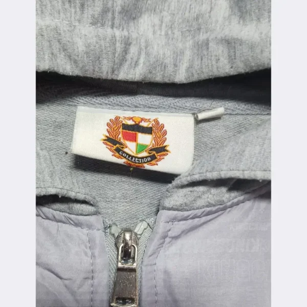 NIKE Men's Grey Full Zip Hooded Jacket - XXL - Image 4