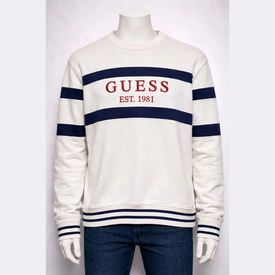 J2101 (1) GUESS White Sweatshirt