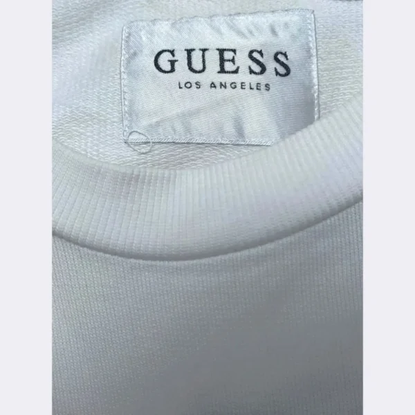 GUESS White Sweatshirt - Size Large - Image 4