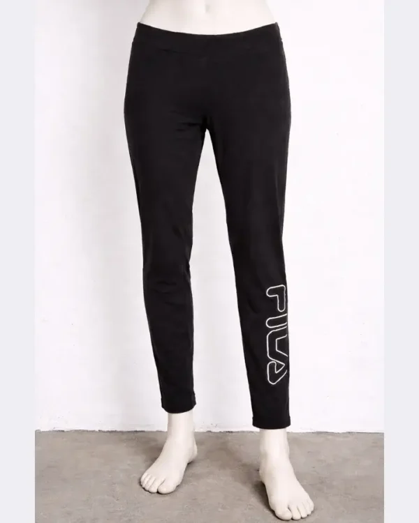 FILA Black Leggings With Logo