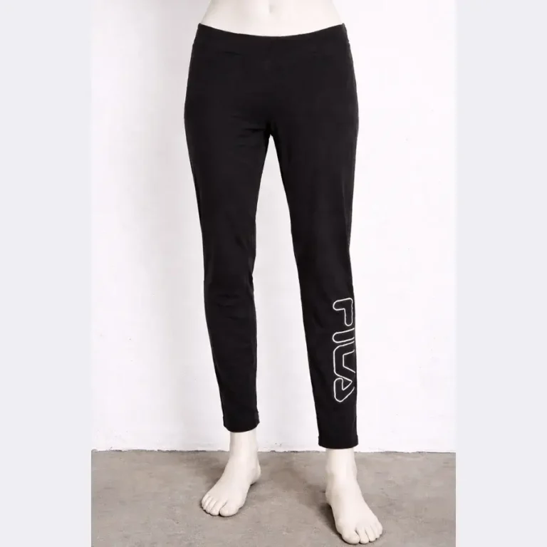 FILA Black Leggings With Logo
