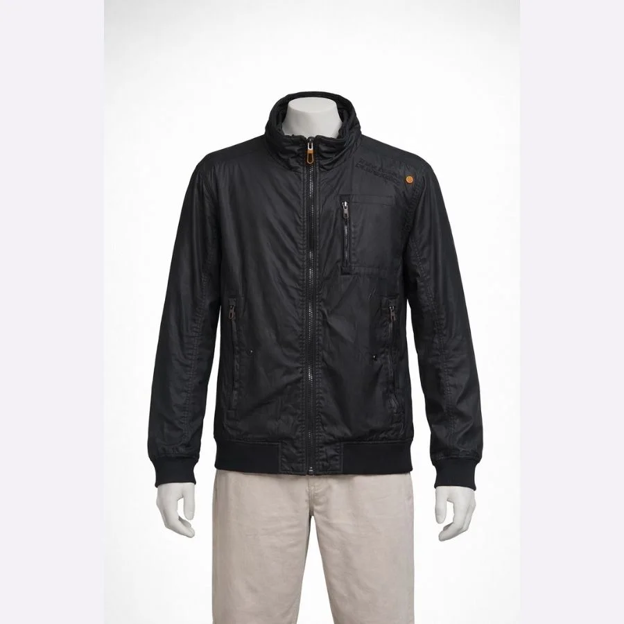 J2155 (1) Superdry Moody Bomber Black Lite Jacket - Image 1