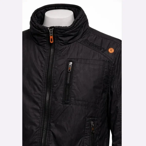 Superdry Moody Bomber Black Lite Jacket - Image 3