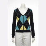 Fred Perry argyle cardigan women