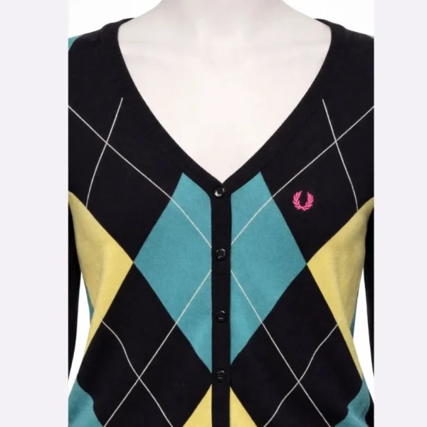 Fred Perry argyle cardigan women - Image 2