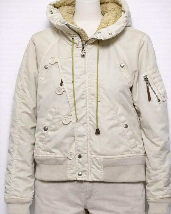 Diesel Zipper Hooded Bomber Jacket