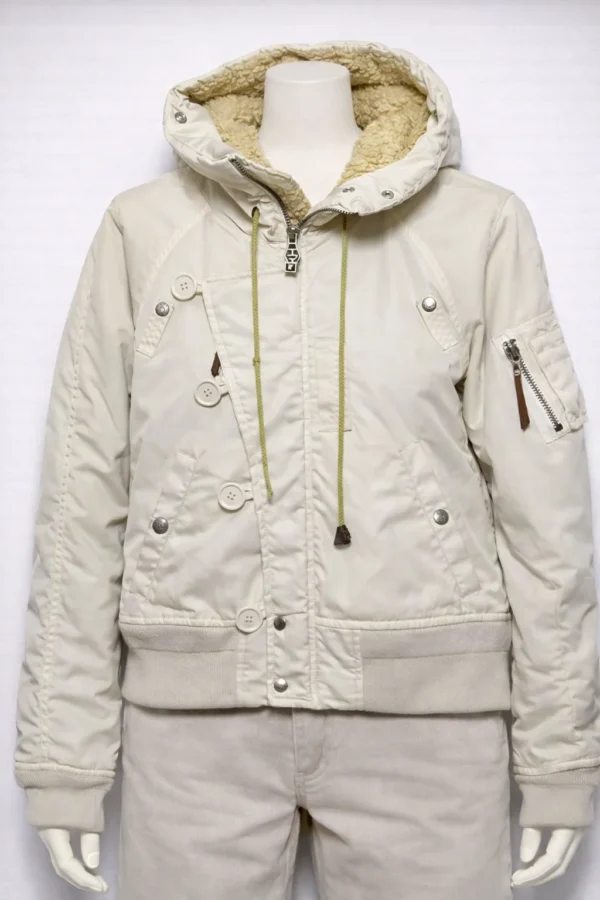 Diesel Zipper Hooded Bomber Jacket