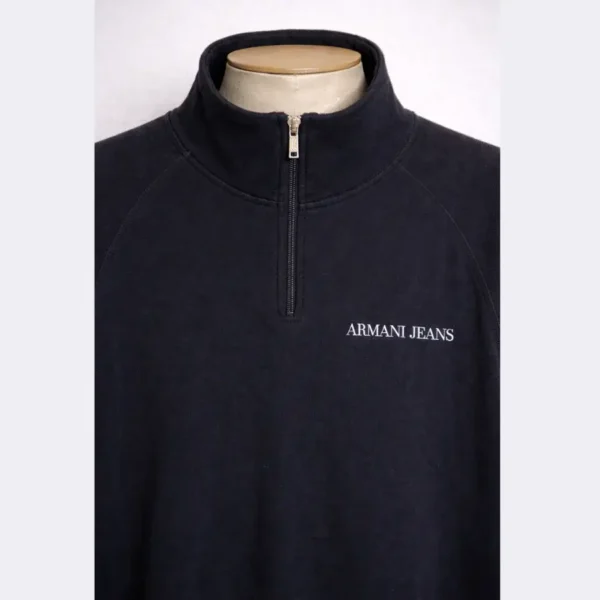 ARMANI JEANS Half Zip Shirt for Men - Size XL - Image 3