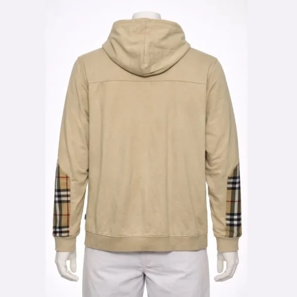 Burberry London Beige Zip-Up Hoodie - Image 3