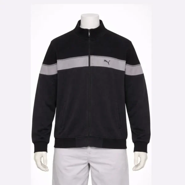 Puma Black Zip-Up Track Jacket