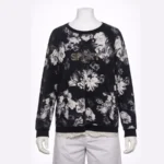 Liu Jo Sport Black Floral Sweatshirt