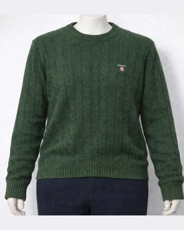 GANT Men's Cotton Cable Sweater