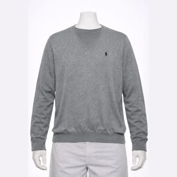 Polo Sport Grey V-Neck Sweater XL