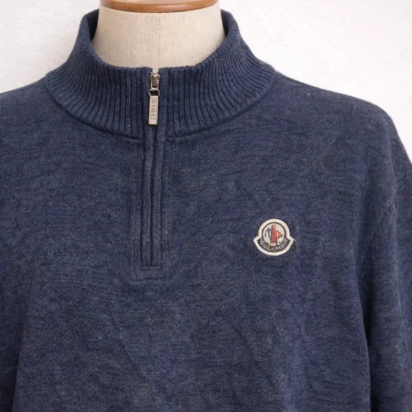 MONCLER Half Zip Sweater - Size Large - Image 3