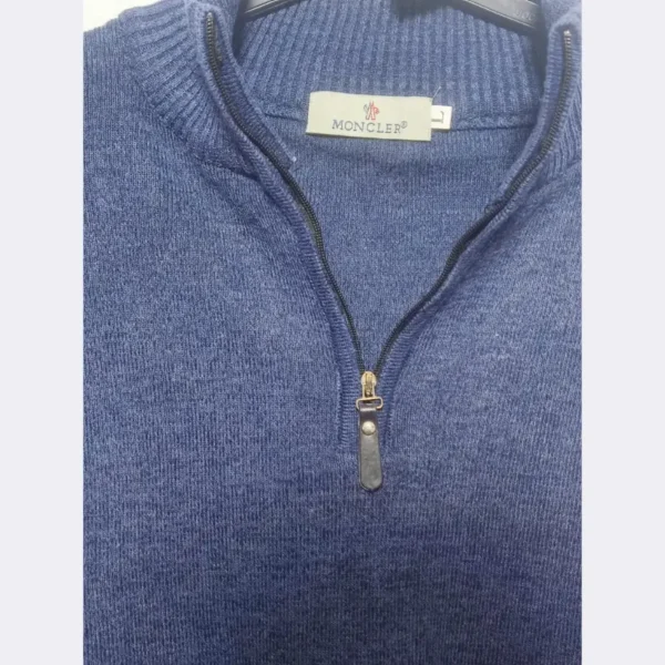 MONCLER Half Zip Sweater - Size Large - Image 4