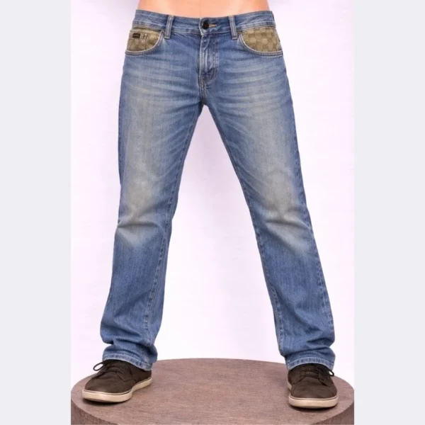 GUCCI Blue Denim Jeans Pant