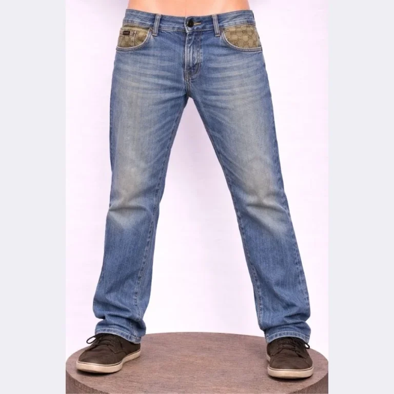 GUCCI Blue Denim Jeans Pant