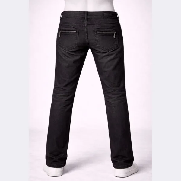 GUESS Leather Look Black Jeans - Waist 30 - Image 2