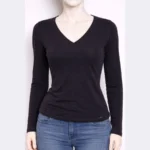 ARMANI Women's Long Sleeve Wrap Blouse