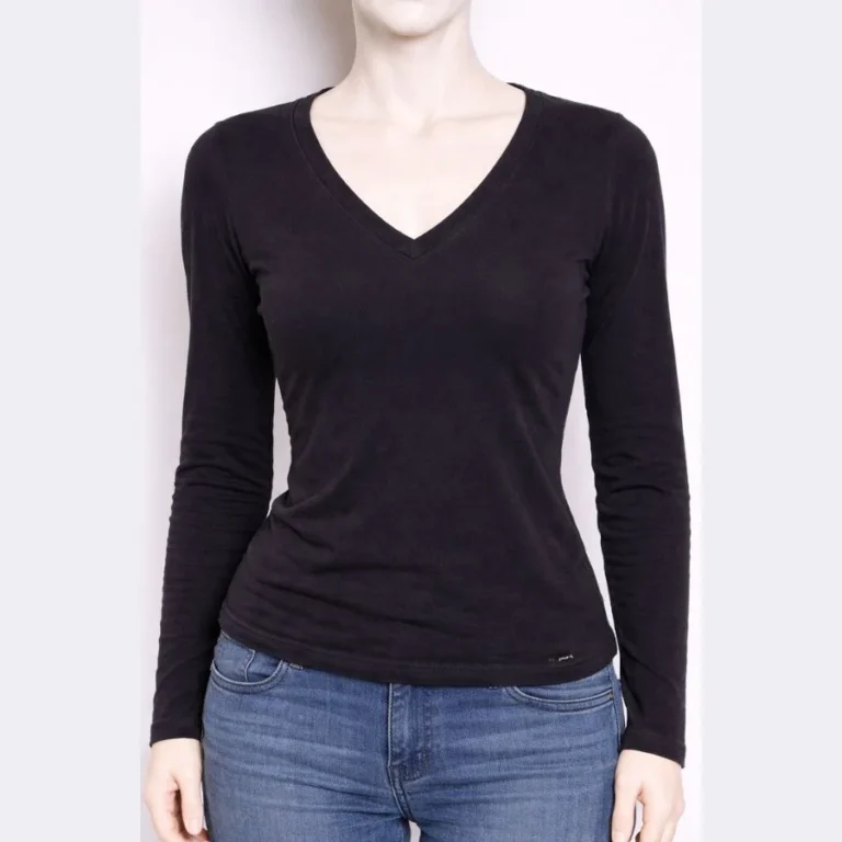 ARMANI Women's Long Sleeve Wrap Blouse