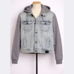 HOLLISTER JEANS Jacket with Hoodie