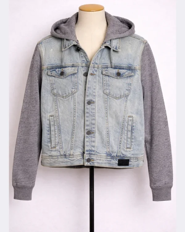 HOLLISTER JEANS Jacket with Hoodie