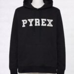 PYREX Men's Black Hoodie - Size Small
