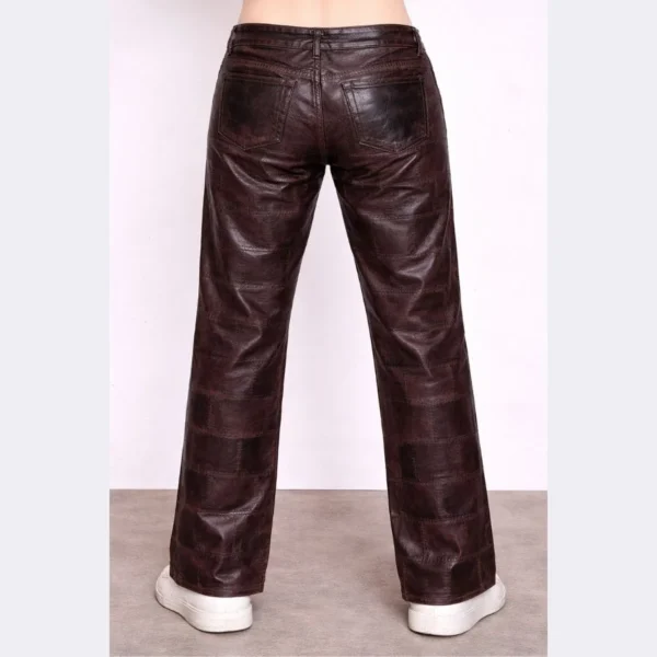 ENERGIE Women's Leather Pant - Waist 29 - Image 2