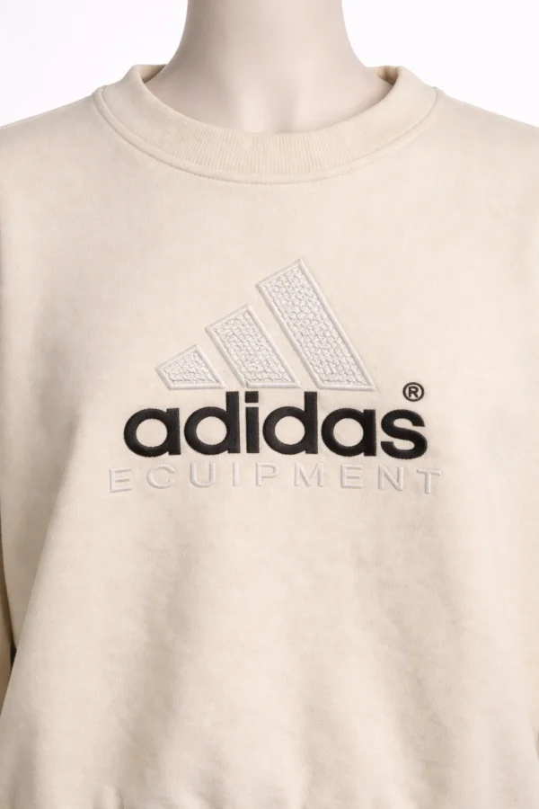 ADIDAS Men's Crewneck Sweatshirt - Size Medium - Image 3