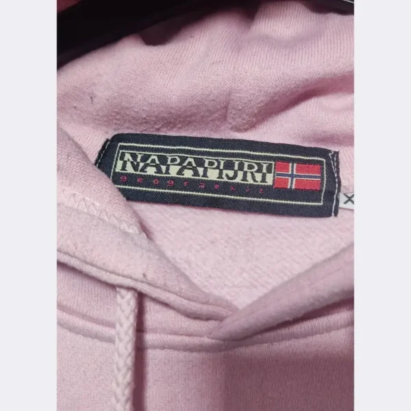 NAPAPIJRI Light Pink Hoodie XS - Image 4