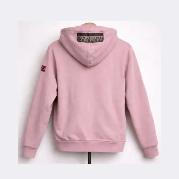NAPAPIJRI Light Pink Hoodie XS - Image 2