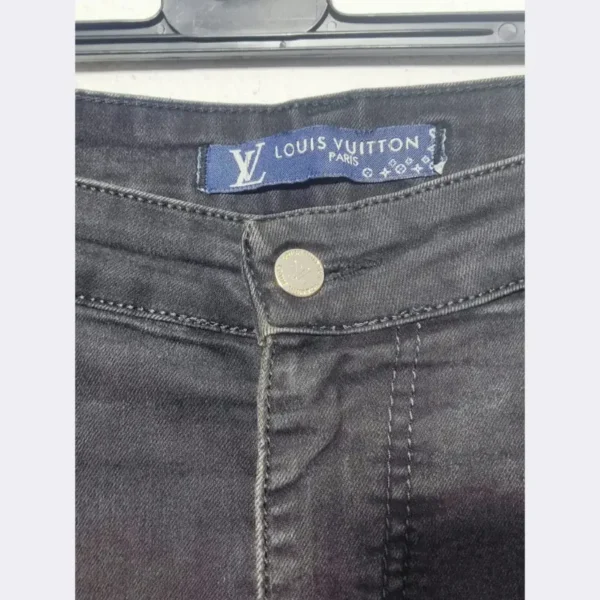LOUIS VUITTON Black Jeans - Size Waist 36 - Image 4